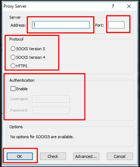 Step 3 to configure Proxifier on your Windows PC